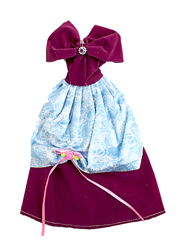 Платье для куклы в ассортименте РАС 24см.
