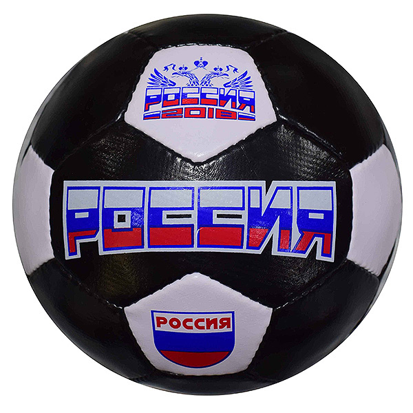 Мяч футб.,230250г, №5, PVC ,shine, 1poly cot,РОССИЯ