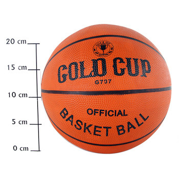 Мяч баск. №7 резин. оранж. Gold Cup