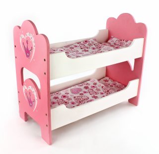 Кроватка деревянная двухспальная  Корона 2-е постельки в наборе